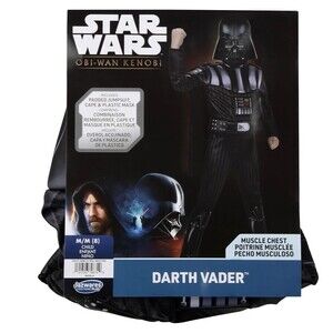 Star Wars Child Medium 8-10 DARTH VADER Kids Halloween Costume cosplay NEW